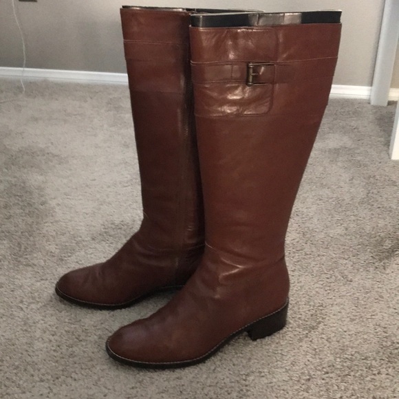 Cole Haan “Autumn” Flat Boots In Sequoia - Picture 3 of 6